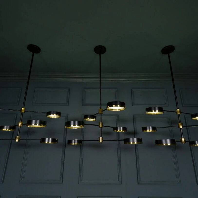 Tiered Moscow Disc Chandelier