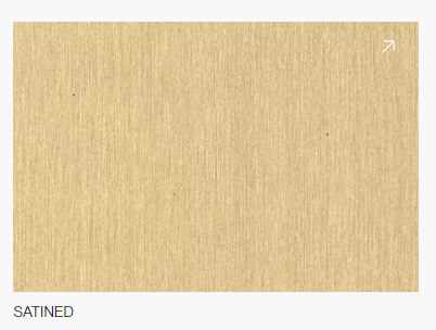 Zava Luce Satined brass finish