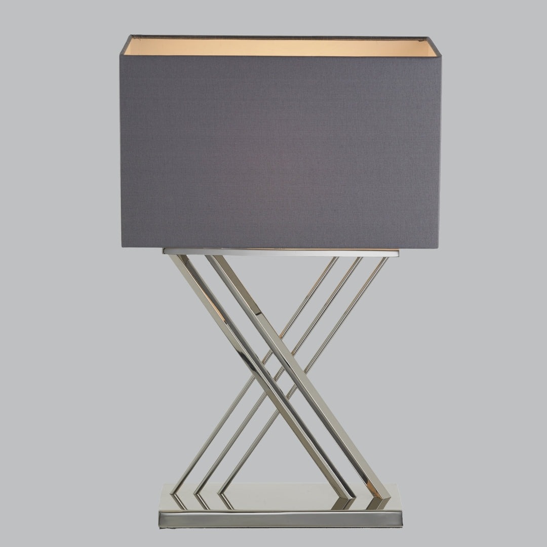 Suki Polished Nickel Table Lamp