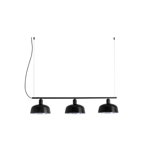 Faro Barcelona Tatawin 3 light linear pendant in Black