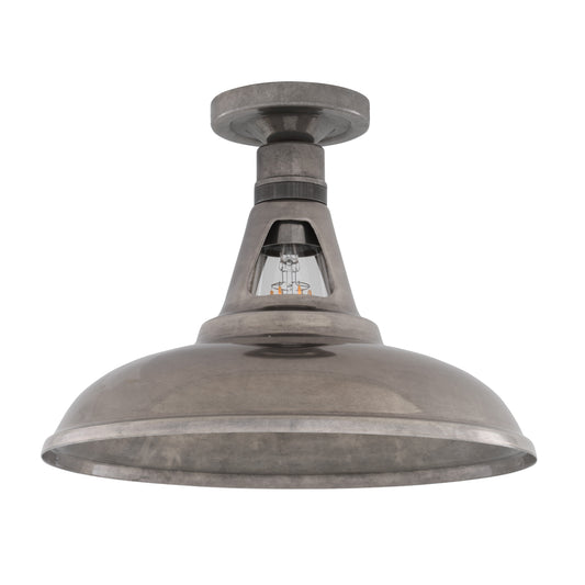 Geneva Industrial Flush Ceiling Light 30cm